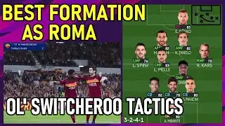 PES2021 Best Formation | AS ROMA | THE OL SWITCHEROO TACTICS