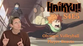 Olympic Volleyball Player Reacts to Haikyuu!! S4E5: 