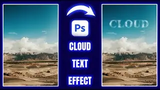 Cloud Text Effect in Photoshop 