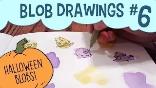 Halloween Themed Blob Drawings # 6 | Plus 10k Giveaway Winner!