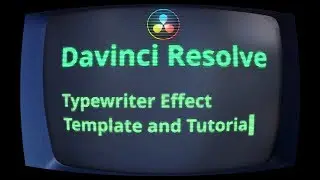 Davinci Resolve Typewriter Effect Template