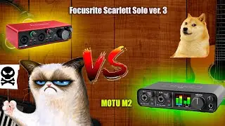 MOTU M2 Обзор, тест и сравнение с Focusrite Scarlett Solo 3rd gen