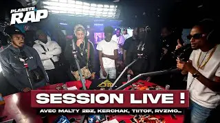 SESSION FREESTYLE avec Kerchak, Tiitof, LeoStayTrill, Rvzmo, Evil P, Latop & Reyel Ay ! #PlanèteRap