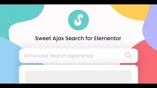 Sweet Ajax Search for Elementor By SweetWP