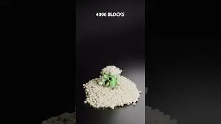 3D Sand Minecraft Simulation Blender #blender3d #blenderanimation