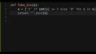 Python - Fake Binary | Codewars 8KYU