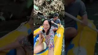 Gabisa ngendaliin perahu sampe nabrak😩 