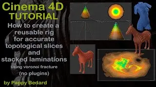 Cinema4D (TUTORIAL): How to create an Xpresso rig for stacked topographical laminations