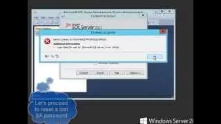 How to Change or Reset Lost SA Password on SQL Server 2012