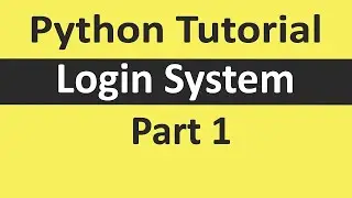 Python Tutorial | How to make a login system | #python