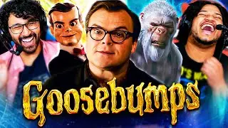 GOOSEBUMPS (2015) MOVIE REACTION!! FIRST TIME WATCHING! Jack Black | Full Movie Review | Halloween