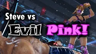 Tekken Reverse Ryona: Steve vs Evil Pink