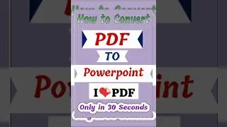 Pdf se powerpoint me kaise convert kare | How to convert pdf to pptx @sarkaribloom