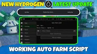 NEW HYDROGEN EXECUTOR UPDATE & NEW WORKING AUTO FARM SCRIPT