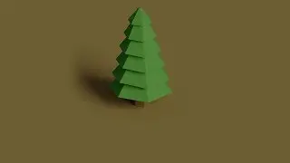 Blender Tutorial: Low Poly Fir Tree