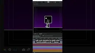 walk-cycle Animation principals by sheikh sohel #aftereffects #motiongraphics #animation