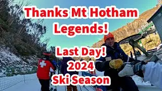 Last Ski Day of the season at #MtHotham Thanks Crew Legends See you all again in 2025 ski season!