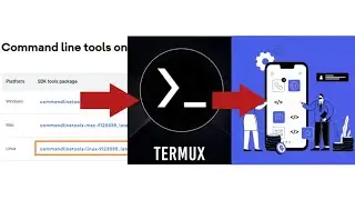 Part 1 How to install Android SDK and command line tools only linux with termux, building app
