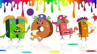 ABC Monsters: Play with Alphabet Monsters HOLI | Learn English Alphabet | ABC Song | Videos for Kids