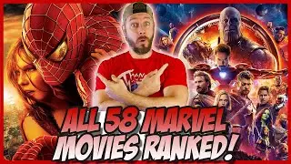 All 58 Marvel Movies Ranked Worst to Best!  (Supercut Edition)