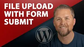 File Upload Using A Form Submit - WordPress Plugin Development Form