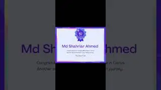 Canva Certificate || Creating 10 Designs in Canva || 