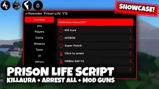 NEW! x-Rawnder - Roblox Prison Life Op Gui Script Showcase!