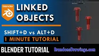 Create Linked Objects in Blender (Tutorial) 