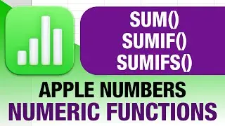 SUM(), SUMIF(), and SUMIFS() explained for Apple Numbers!