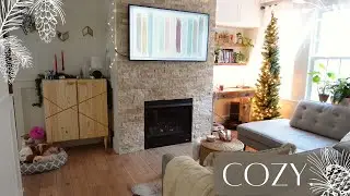 Decorating For Christmas and Cozying Our Living Room