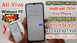 All Vivo New Security Android 12 13 14 Frp Bypass 2024 - Vivo Y21 Frp Unlock Activity