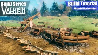 Valheim: How to Build Siege Weapons (Vanilla Pieces) | Build Tutorial | Ep. 48