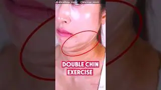 Simple Slim Neck Stretch! Remove Double Chin, Get Slim Jawline 