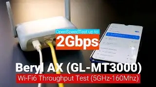 2Gbps WiFi Throughput with GL-iNet Beryl AX (GL-MT3000)