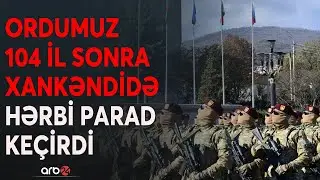 Xankəndi paradından MÖHTƏŞƏM GÖRÜNTÜLƏR: Zəfər yürüşü bu nüanslarla yaddaşlara həkk olundu