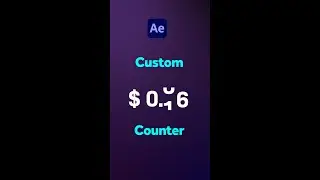 Custom Counter Animation | After Effects Tutorial