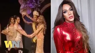 Furious husband breaks winner crown at Brazils LGBTQ beauty pageant after his wife loses