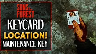 Sons of the Forest MAINTENANCE KEYCARD LOCATION