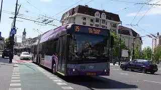 Trolleybuses in Cluj Napoca, Romania 2022 - Troleibuze în Cluj Napoca, România