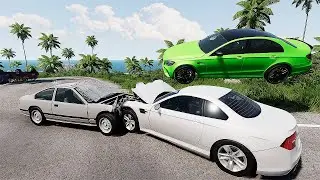 Loss of Control Car Crashes - Traffic Accident - BeamNG Drive