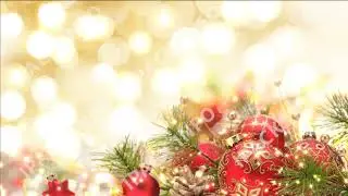 Christmas background with glow effect video footage. HD quality.