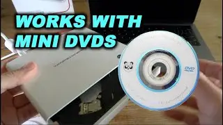 The DVD drive that works with mini DVDs: LG Portable DVD Writer