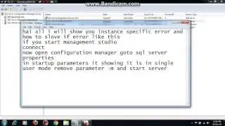 A network related error or instance specific error while establishing a connection--SQL SERVER DBA