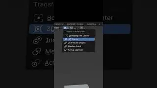 Blender Tutorial How To Change The Gizmo Not Moving With Object 