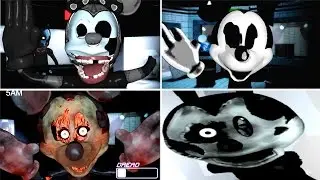 Five Nights at Treasure Island 2: Original ALL JUMPSCARES