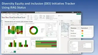 Diversity, Equity, and Inclusion (DEI) Initiative Tracker Using RAG Status - Project Management