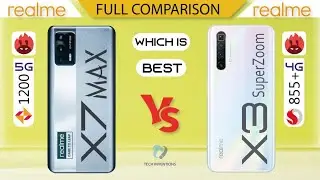 Realme X7 Max VS Realme x3 Full Comparison Which One is Best To Buy in 2021