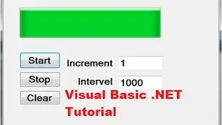 Visual Basic .NET Tutorial 6 - How to use ProgressBars Control in Visual Basic