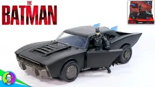 "Batmobile and Batman" SpinMaster Vehicle Set Review | The Batman Movie 2022