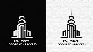 How to create Real Estate logo design process | adobe illustrator tutorial.